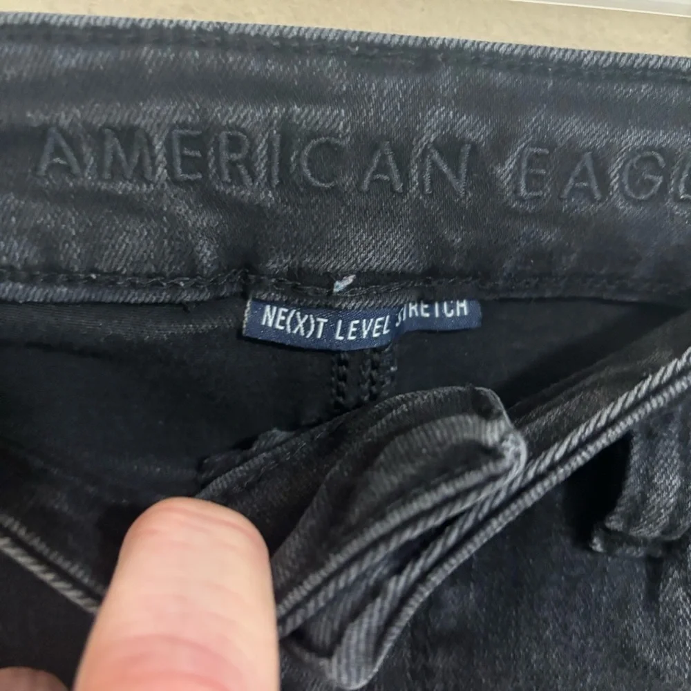 American Eagle Classic Skinny Black Jeans - Picture 4 of 8